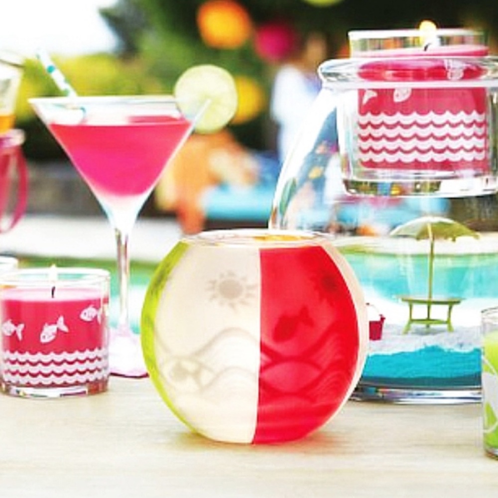 Partylite beach fun tealight holder